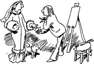 Maler Klecksel und der Spitz