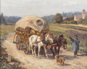 VAN DER VENNE, FRITZ (1873-1936) Heuernte
