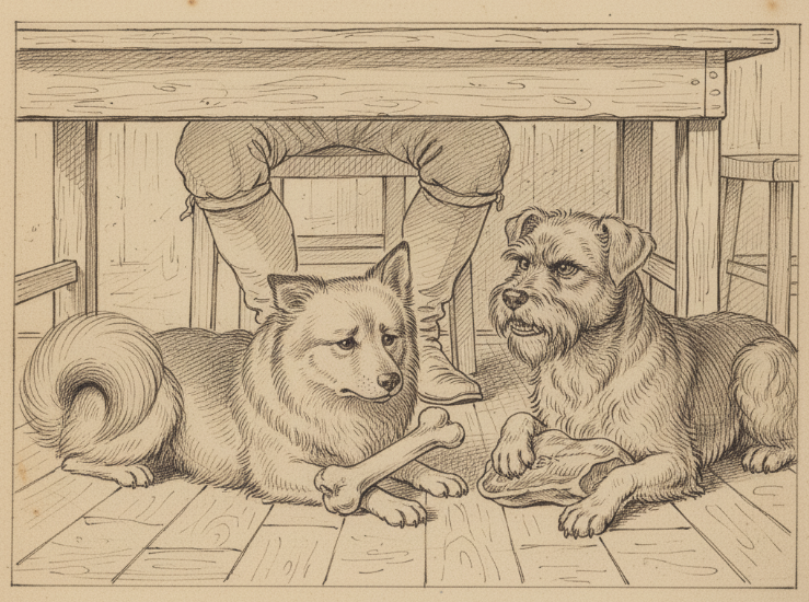 Die beiden Hunde von Joachim Heinrich Campe (1805)