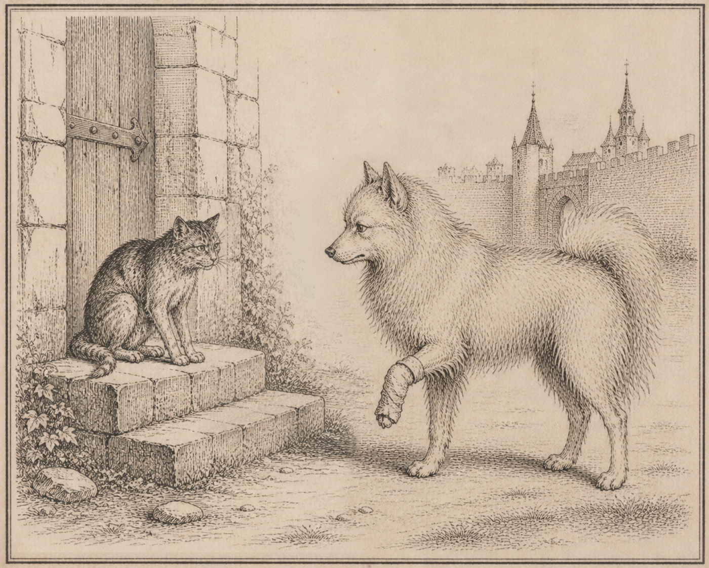 Der Pommer und der Kater