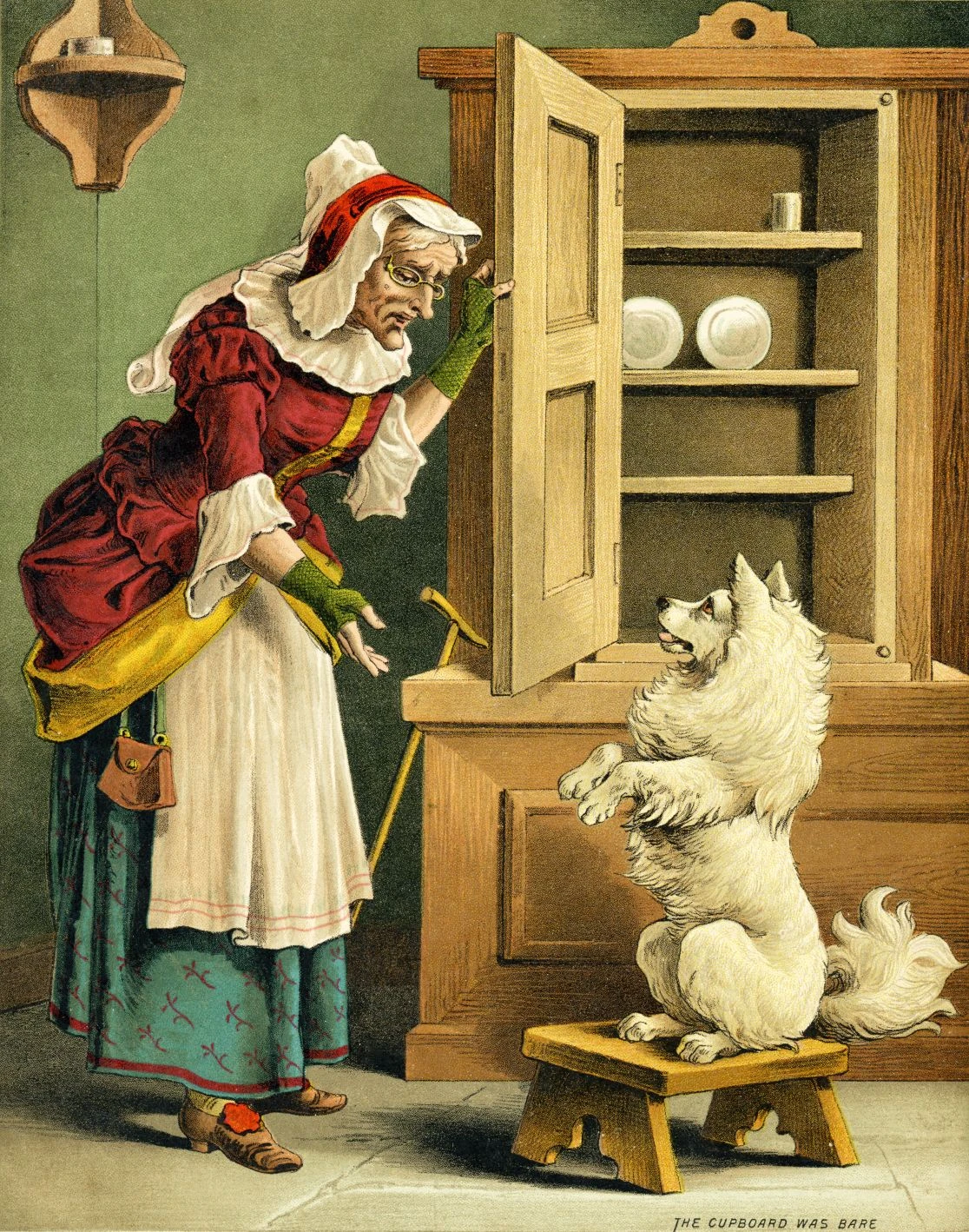 Old Mother Hubbard and her dog (ca. 1805)