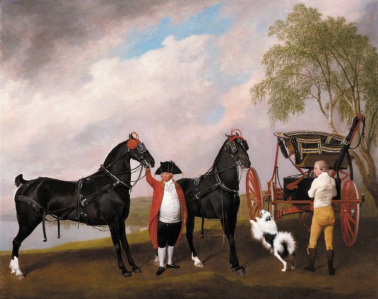 "Der Phaeton des Prinzen von Wales" von George Stubbs (1793)