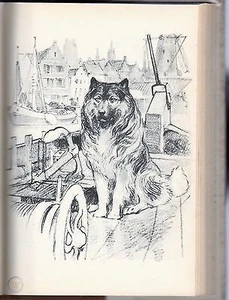 Jan the Dutch Barge Dog Innenseite mit Keeshond